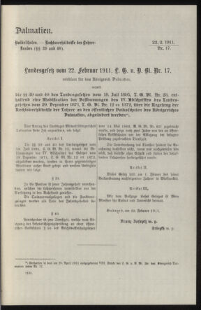 Verordnungsblatt des k.k. Ministeriums des Innern. Beibl.. Beiblatt zu dem Verordnungsblatte des k.k. Ministeriums des Innern. Angelegenheiten der staatlichen Veterinärverwaltung. (etc.) 19110715 Seite: 265