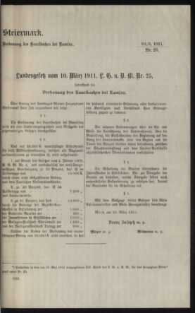 Verordnungsblatt des k.k. Ministeriums des Innern. Beibl.. Beiblatt zu dem Verordnungsblatte des k.k. Ministeriums des Innern. Angelegenheiten der staatlichen Veterinärverwaltung. (etc.) 19110715 Seite: 537