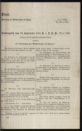 Verordnungsblatt des k.k. Ministeriums des Innern. Beibl.. Beiblatt zu dem Verordnungsblatte des k.k. Ministeriums des Innern. Angelegenheiten der staatlichen Veterinärverwaltung. (etc.) 19110715 Seite: 539