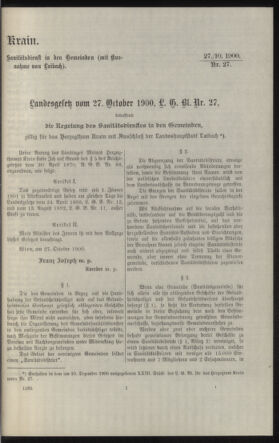 Verordnungsblatt des k.k. Ministeriums des Innern. Beibl.. Beiblatt zu dem Verordnungsblatte des k.k. Ministeriums des Innern. Angelegenheiten der staatlichen Veterinärverwaltung. (etc.) 19110930 Seite: 249