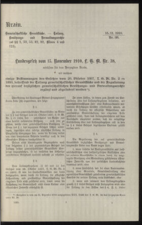 Verordnungsblatt des k.k. Ministeriums des Innern. Beibl.. Beiblatt zu dem Verordnungsblatte des k.k. Ministeriums des Innern. Angelegenheiten der staatlichen Veterinärverwaltung. (etc.) 19110930 Seite: 311