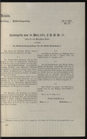 Verordnungsblatt des k.k. Ministeriums des Innern. Beibl.. Beiblatt zu dem Verordnungsblatte des k.k. Ministeriums des Innern. Angelegenheiten der staatlichen Veterinärverwaltung. (etc.) 19110930 Seite: 315