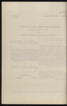 Verordnungsblatt des k.k. Ministeriums des Innern. Beibl.. Beiblatt zu dem Verordnungsblatte des k.k. Ministeriums des Innern. Angelegenheiten der staatlichen Veterinärverwaltung. (etc.) 19110930 Seite: 316