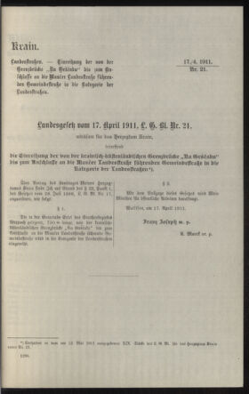 Verordnungsblatt des k.k. Ministeriums des Innern. Beibl.. Beiblatt zu dem Verordnungsblatte des k.k. Ministeriums des Innern. Angelegenheiten der staatlichen Veterinärverwaltung. (etc.) 19110930 Seite: 319