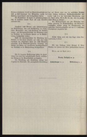 Verordnungsblatt des k.k. Ministeriums des Innern. Beibl.. Beiblatt zu dem Verordnungsblatte des k.k. Ministeriums des Innern. Angelegenheiten der staatlichen Veterinärverwaltung. (etc.) 19110930 Seite: 322