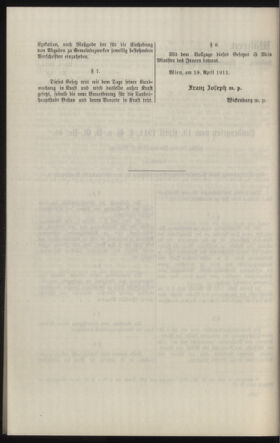 Verordnungsblatt des k.k. Ministeriums des Innern. Beibl.. Beiblatt zu dem Verordnungsblatte des k.k. Ministeriums des Innern. Angelegenheiten der staatlichen Veterinärverwaltung. (etc.) 19110930 Seite: 326