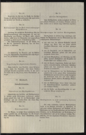 Verordnungsblatt des k.k. Ministeriums des Innern. Beibl.. Beiblatt zu dem Verordnungsblatte des k.k. Ministeriums des Innern. Angelegenheiten der staatlichen Veterinärverwaltung. (etc.) 19110930 Seite: 463