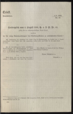 Verordnungsblatt des k.k. Ministeriums des Innern. Beibl.. Beiblatt zu dem Verordnungsblatte des k.k. Ministeriums des Innern. Angelegenheiten der staatlichen Veterinärverwaltung. (etc.) 19110930 Seite: 467