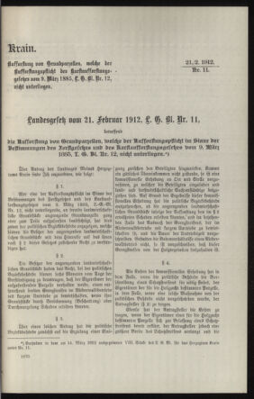 Verordnungsblatt des k.k. Ministeriums des Innern. Beibl.. Beiblatt zu dem Verordnungsblatte des k.k. Ministeriums des Innern. Angelegenheiten der staatlichen Veterinärverwaltung. (etc.) 19120615 Seite: 183