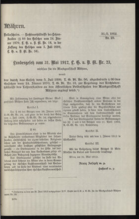 Verordnungsblatt des k.k. Ministeriums des Innern. Beibl.. Beiblatt zu dem Verordnungsblatte des k.k. Ministeriums des Innern. Angelegenheiten der staatlichen Veterinärverwaltung. (etc.) 19120826 Seite: 415