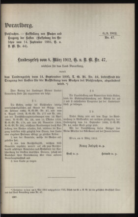 Verordnungsblatt des k.k. Ministeriums des Innern. Beibl.. Beiblatt zu dem Verordnungsblatte des k.k. Ministeriums des Innern. Angelegenheiten der staatlichen Veterinärverwaltung. (etc.) 19120826 Seite: 475