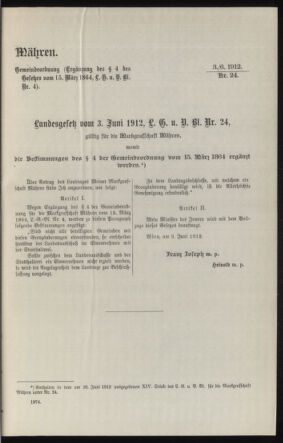 Verordnungsblatt des k.k. Ministeriums des Innern. Beibl.. Beiblatt zu dem Verordnungsblatte des k.k. Ministeriums des Innern. Angelegenheiten der staatlichen Veterinärverwaltung. (etc.) 19120826 Seite: 7