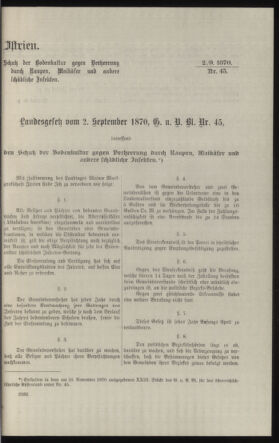 Verordnungsblatt des k.k. Ministeriums des Innern. Beibl.. Beiblatt zu dem Verordnungsblatte des k.k. Ministeriums des Innern. Angelegenheiten der staatlichen Veterinärverwaltung. (etc.) 19121031 Seite: 307