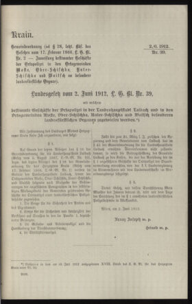 Verordnungsblatt des k.k. Ministeriums des Innern. Beibl.. Beiblatt zu dem Verordnungsblatte des k.k. Ministeriums des Innern. Angelegenheiten der staatlichen Veterinärverwaltung. (etc.) 19121031 Seite: 7