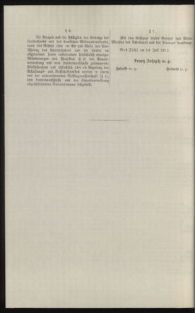 Verordnungsblatt des k.k. Ministeriums des Innern. Beibl.. Beiblatt zu dem Verordnungsblatte des k.k. Ministeriums des Innern. Angelegenheiten der staatlichen Veterinärverwaltung. (etc.) 19121115 Seite: 238