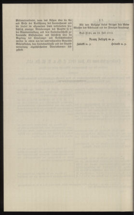 Verordnungsblatt des k.k. Ministeriums des Innern. Beibl.. Beiblatt zu dem Verordnungsblatte des k.k. Ministeriums des Innern. Angelegenheiten der staatlichen Veterinärverwaltung. (etc.) 19121115 Seite: 246