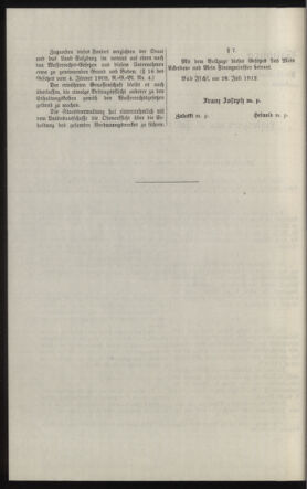 Verordnungsblatt des k.k. Ministeriums des Innern. Beibl.. Beiblatt zu dem Verordnungsblatte des k.k. Ministeriums des Innern. Angelegenheiten der staatlichen Veterinärverwaltung. (etc.) 19121115 Seite: 312