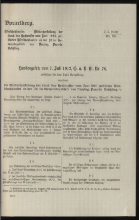 Verordnungsblatt des k.k. Ministeriums des Innern. Beibl.. Beiblatt zu dem Verordnungsblatte des k.k. Ministeriums des Innern. Angelegenheiten der staatlichen Veterinärverwaltung. (etc.) 19121115 Seite: 337