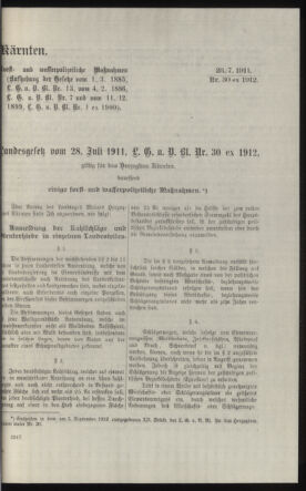 Verordnungsblatt des k.k. Ministeriums des Innern. Beibl.. Beiblatt zu dem Verordnungsblatte des k.k. Ministeriums des Innern. Angelegenheiten der staatlichen Veterinärverwaltung. (etc.) 19121115 Seite: 43