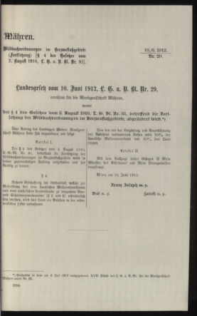 Verordnungsblatt des k.k. Ministeriums des Innern. Beibl.. Beiblatt zu dem Verordnungsblatte des k.k. Ministeriums des Innern. Angelegenheiten der staatlichen Veterinärverwaltung. (etc.) 19121115 Seite: 77