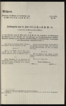 Verordnungsblatt des k.k. Ministeriums des Innern. Beibl.. Beiblatt zu dem Verordnungsblatte des k.k. Ministeriums des Innern. Angelegenheiten der staatlichen Veterinärverwaltung. (etc.) 19121115 Seite: 81