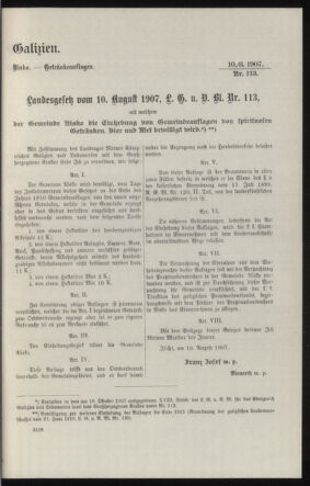 Verordnungsblatt des k.k. Ministeriums des Innern. Beibl.. Beiblatt zu dem Verordnungsblatte des k.k. Ministeriums des Innern. Angelegenheiten der staatlichen Veterinärverwaltung. (etc.) 19130415 Seite: 295