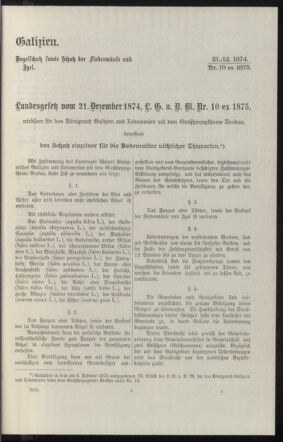 Verordnungsblatt des k.k. Ministeriums des Innern. Beibl.. Beiblatt zu dem Verordnungsblatte des k.k. Ministeriums des Innern. Angelegenheiten der staatlichen Veterinärverwaltung. (etc.) 19130615 Seite: 741