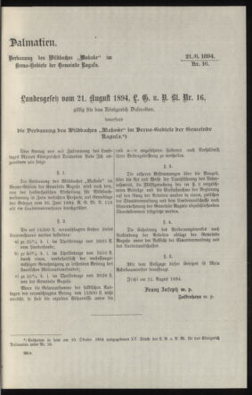 Verordnungsblatt des k.k. Ministeriums des Innern. Beibl.. Beiblatt zu dem Verordnungsblatte des k.k. Ministeriums des Innern. Angelegenheiten der staatlichen Veterinärverwaltung. (etc.) 19130826 Seite: 105