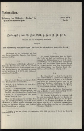 Verordnungsblatt des k.k. Ministeriums des Innern. Beibl.. Beiblatt zu dem Verordnungsblatte des k.k. Ministeriums des Innern. Angelegenheiten der staatlichen Veterinärverwaltung. (etc.) 19130826 Seite: 125