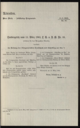 Verordnungsblatt des k.k. Ministeriums des Innern. Beibl.. Beiblatt zu dem Verordnungsblatte des k.k. Ministeriums des Innern. Angelegenheiten der staatlichen Veterinärverwaltung. (etc.) 19130826 Seite: 415