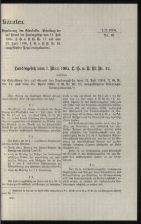 Verordnungsblatt des k.k. Ministeriums des Innern. Beibl.. Beiblatt zu dem Verordnungsblatte des k.k. Ministeriums des Innern. Angelegenheiten der staatlichen Veterinärverwaltung. (etc.) 19130826 Seite: 593