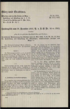 Verordnungsblatt des k.k. Ministeriums des Innern. Beibl.. Beiblatt zu dem Verordnungsblatte des k.k. Ministeriums des Innern. Angelegenheiten der staatlichen Veterinärverwaltung. (etc.) 19130930 Seite: 53