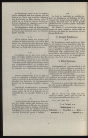 Verordnungsblatt des k.k. Ministeriums des Innern. Beibl.. Beiblatt zu dem Verordnungsblatte des k.k. Ministeriums des Innern. Angelegenheiten der staatlichen Veterinärverwaltung. (etc.) 19131115 Seite: 260