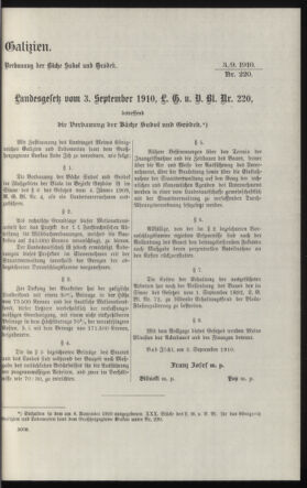 Verordnungsblatt des k.k. Ministeriums des Innern. Beibl.. Beiblatt zu dem Verordnungsblatte des k.k. Ministeriums des Innern. Angelegenheiten der staatlichen Veterinärverwaltung. (etc.) 19131215 Seite: 191