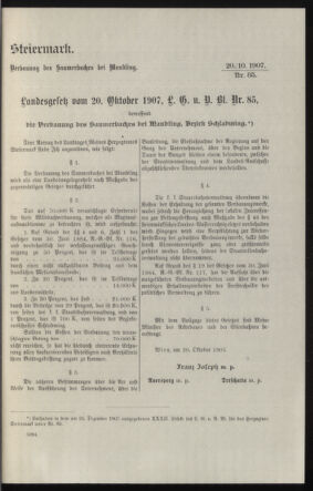 Verordnungsblatt des k.k. Ministeriums des Innern. Beibl.. Beiblatt zu dem Verordnungsblatte des k.k. Ministeriums des Innern. Angelegenheiten der staatlichen Veterinärverwaltung. (etc.) 19131215 Seite: 445