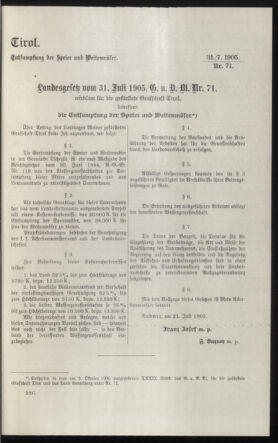 Verordnungsblatt des k.k. Ministeriums des Innern. Beibl.. Beiblatt zu dem Verordnungsblatte des k.k. Ministeriums des Innern. Angelegenheiten der staatlichen Veterinärverwaltung. (etc.) 19131231 Seite: 405