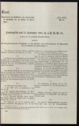 Verordnungsblatt des k.k. Ministeriums des Innern. Beibl.. Beiblatt zu dem Verordnungsblatte des k.k. Ministeriums des Innern. Angelegenheiten der staatlichen Veterinärverwaltung. (etc.) 19131231 Seite: 417