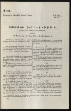 Verordnungsblatt des k.k. Ministeriums des Innern. Beibl.. Beiblatt zu dem Verordnungsblatte des k.k. Ministeriums des Innern. Angelegenheiten der staatlichen Veterinärverwaltung. (etc.) 19131231 Seite: 549