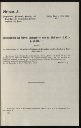 Verordnungsblatt des k.k. Ministeriums des Innern. Beibl.. Beiblatt zu dem Verordnungsblatte des k.k. Ministeriums des Innern. Angelegenheiten der staatlichen Veterinärverwaltung. (etc.) 19131231 Seite: 89