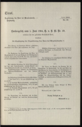 Verordnungsblatt des k.k. Ministeriums des Innern. Beibl.. Beiblatt zu dem Verordnungsblatte des k.k. Ministeriums des Innern. Angelegenheiten der staatlichen Veterinärverwaltung. (etc.) 19140115 Seite: 303