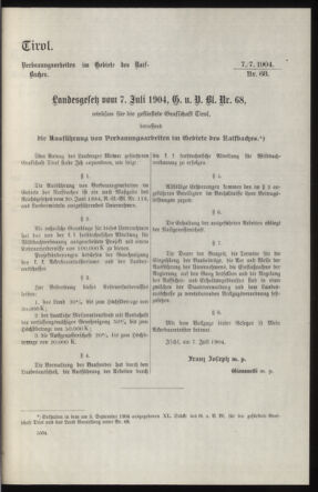 Verordnungsblatt des k.k. Ministeriums des Innern. Beibl.. Beiblatt zu dem Verordnungsblatte des k.k. Ministeriums des Innern. Angelegenheiten der staatlichen Veterinärverwaltung. (etc.) 19140115 Seite: 313