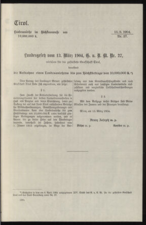 Verordnungsblatt des k.k. Ministeriums des Innern. Beibl.. Beiblatt zu dem Verordnungsblatte des k.k. Ministeriums des Innern. Angelegenheiten der staatlichen Veterinärverwaltung. (etc.) 19140115 Seite: 33