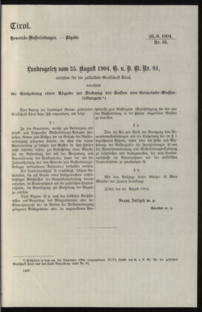 Verordnungsblatt des k.k. Ministeriums des Innern. Beibl.. Beiblatt zu dem Verordnungsblatte des k.k. Ministeriums des Innern. Angelegenheiten der staatlichen Veterinärverwaltung. (etc.) 19140115 Seite: 57