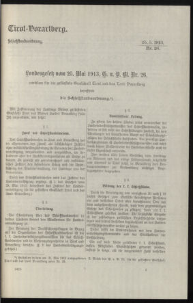 Verordnungsblatt des k.k. Ministeriums des Innern. Beibl.. Beiblatt zu dem Verordnungsblatte des k.k. Ministeriums des Innern. Angelegenheiten der staatlichen Veterinärverwaltung. (etc.) 19140115 Seite: 621