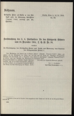 Verordnungsblatt des k.k. Ministeriums des Innern. Beibl.. Beiblatt zu dem Verordnungsblatte des k.k. Ministeriums des Innern. Angelegenheiten der staatlichen Veterinärverwaltung. (etc.) 19140131 Seite: 133