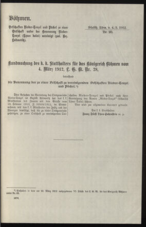 Verordnungsblatt des k.k. Ministeriums des Innern. Beibl.. Beiblatt zu dem Verordnungsblatte des k.k. Ministeriums des Innern. Angelegenheiten der staatlichen Veterinärverwaltung. (etc.) 19140131 Seite: 149