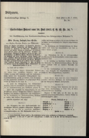 Verordnungsblatt des k.k. Ministeriums des Innern. Beibl.. Beiblatt zu dem Verordnungsblatte des k.k. Ministeriums des Innern. Angelegenheiten der staatlichen Veterinärverwaltung. (etc.) 19140131 Seite: 165