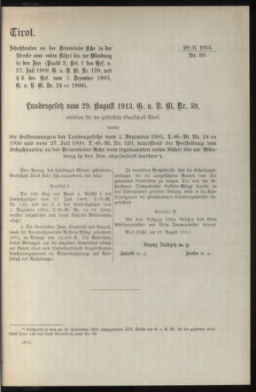 Verordnungsblatt des k.k. Ministeriums des Innern. Beibl.. Beiblatt zu dem Verordnungsblatte des k.k. Ministeriums des Innern. Angelegenheiten der staatlichen Veterinärverwaltung. (etc.) 19140131 Seite: 595