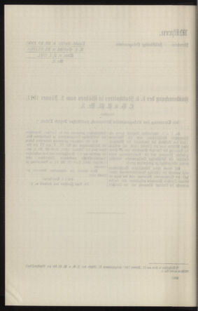 Verordnungsblatt des k.k. Ministeriums des Innern. Beibl.. Beiblatt zu dem Verordnungsblatte des k.k. Ministeriums des Innern. Angelegenheiten der staatlichen Veterinärverwaltung. (etc.) 19140315 Seite: 122