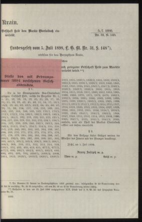 Verordnungsblatt des k.k. Ministeriums des Innern. Beibl.. Beiblatt zu dem Verordnungsblatte des k.k. Ministeriums des Innern. Angelegenheiten der staatlichen Veterinärverwaltung. (etc.) 19140315 Seite: 141